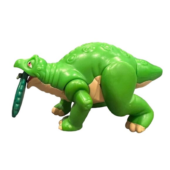 Vintage Burger King Land Before Time Spike Dinosaur PullToy 1997 WORKS Fast Food - Picture 4 of 8